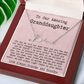 Personalized 18th Birthday Gift for Granddaughter from Grandma and Grandpa - Signature Style Name Necklace