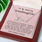 Personalized Birthday Gift for Granddaughter from Grandma and Grandpa - Signature Style Name Necklace