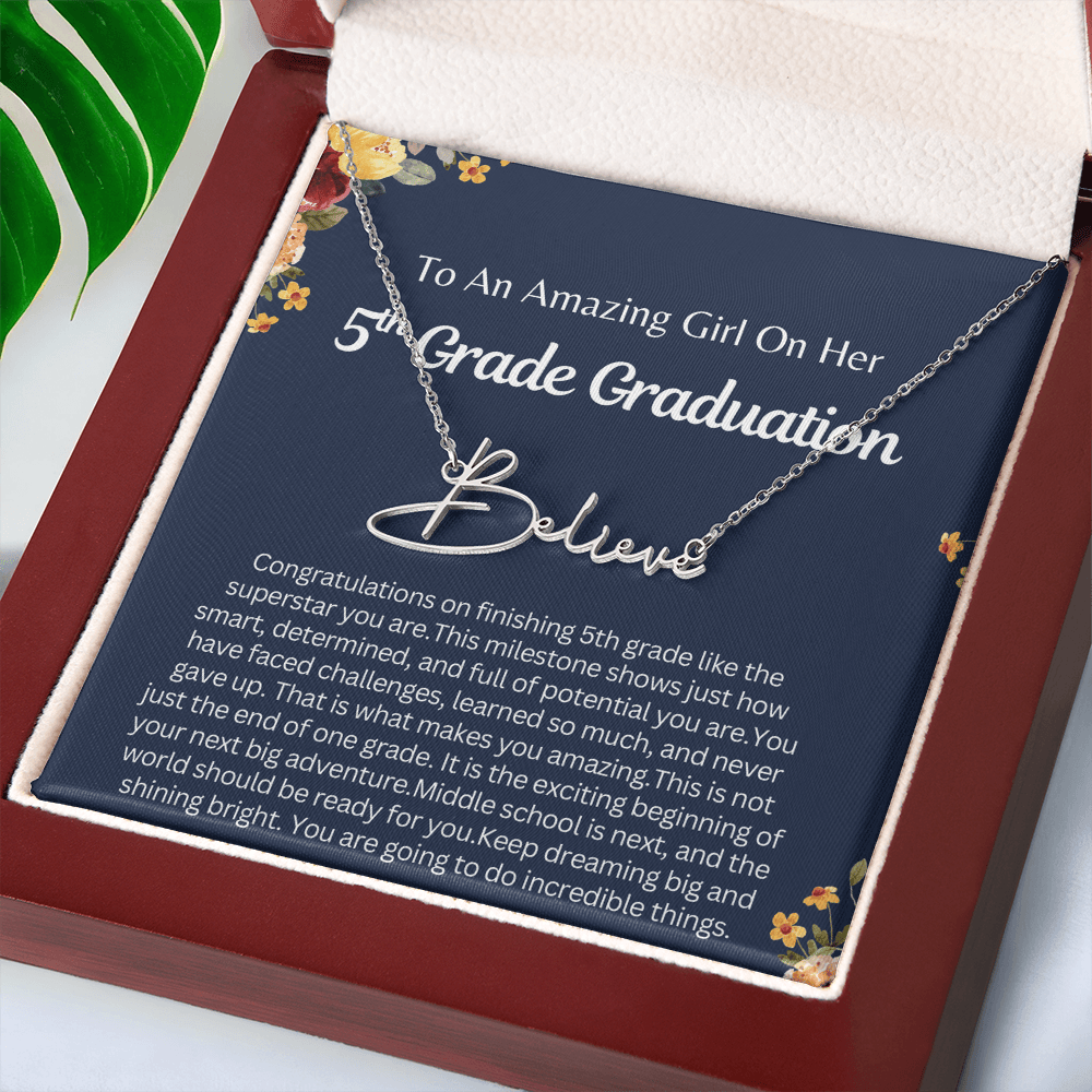 Personalized 5th  Grade Graduation Gift for Her - You are going to do Incredible Things!