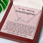 Personalized Birthday Gift for Granddaughter from Nana and Papa - Signature Style Name Necklace