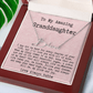 Personalized Birthday Gift for Granddaughter – Custom Signature Style Name Necklace – Unique Name Plate Necklace from Bubbe