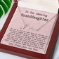 Personalized 16th Birthday Gift for Granddaughter from Nana and Papa - Signature Style Name Necklace