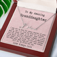 Personalized Birthday Gift for Granddaughter – Custom Signature Style Name Necklace – Unique Name Plate Necklace from Lola