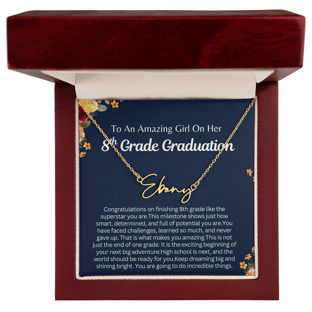Personalized 8th Graduation Gift for Her - You Are Going To Do Incredible Things!