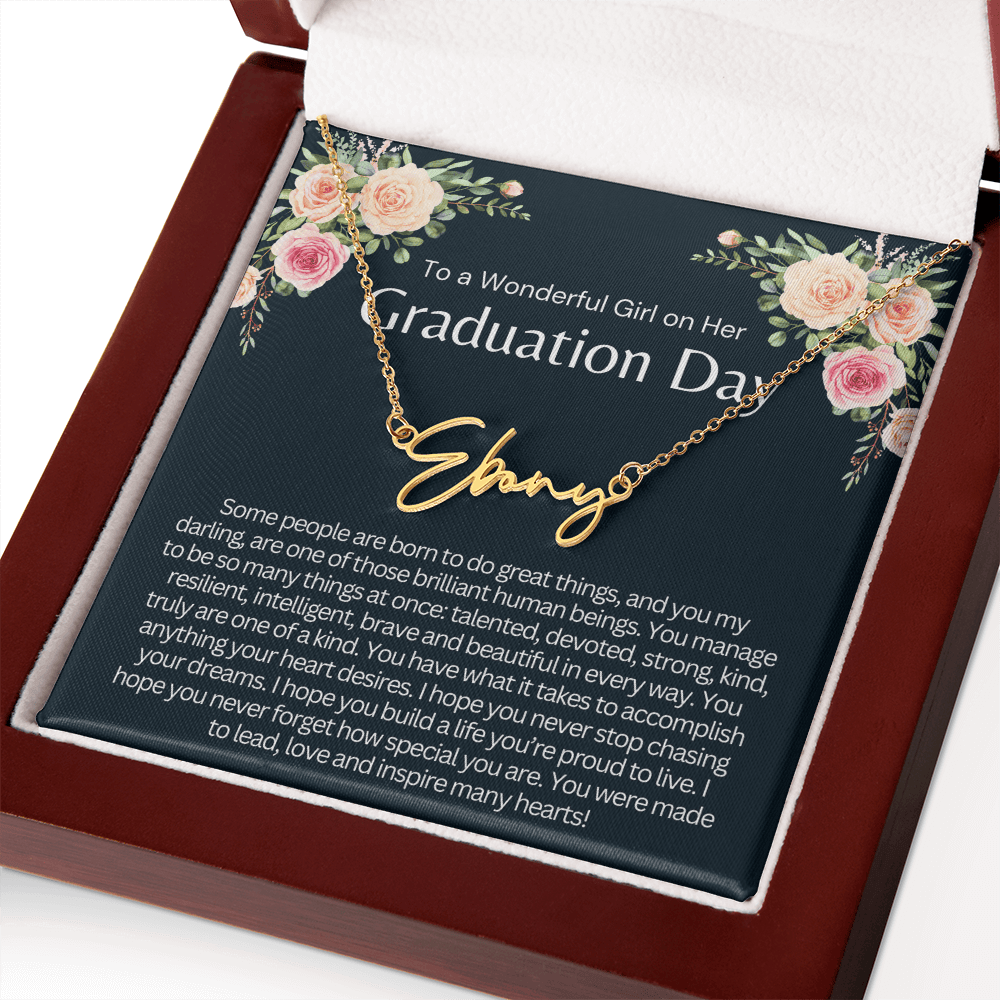 Personalized Graduation Gift for Her - You  Were Made to Inspire Many Hearts!