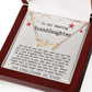 Personalized Christmas Gift from Grandma & Grandpa to Granddaughter - Signature Style Name Necklace
