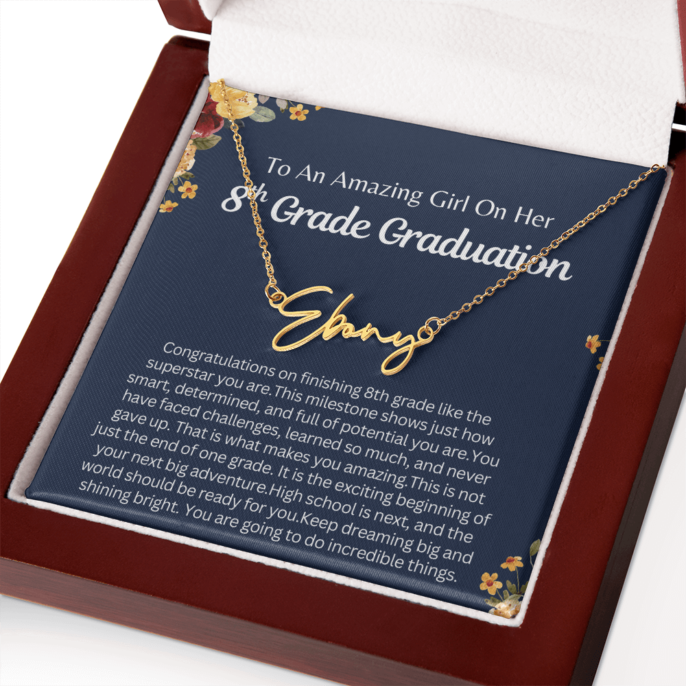 Personalized 8th Graduation Gift for Her - You Are Going To Do Incredible Things!