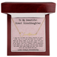 Gift for Great Granddaughter from Granddaddy - Signature Style Name Necklace