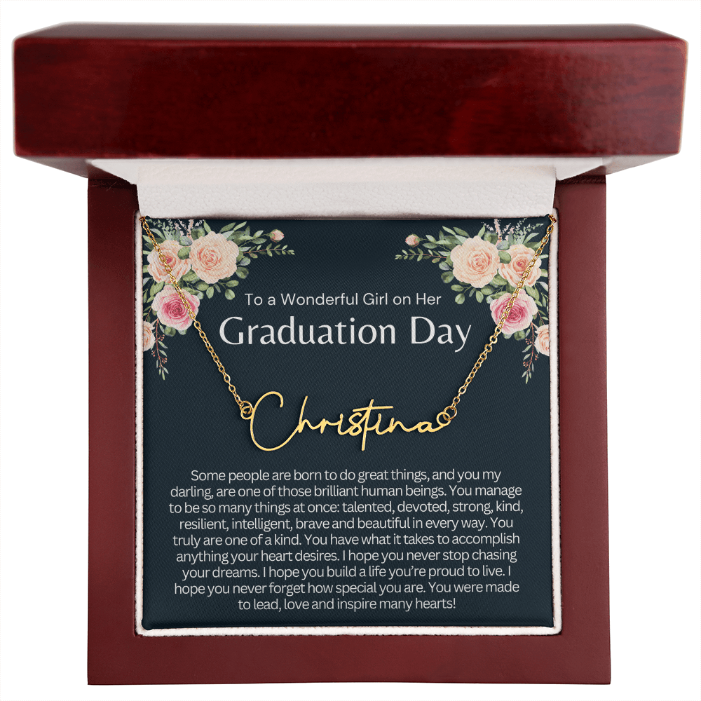Personalized Graduation Gift for Her - You  Were Made to Inspire Many Hearts!