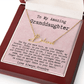 Personalized Confirmation Gift from Grandpa to Granddaughter - Signature Style Name Necklace