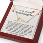 Personalized Christmas Gift from Grandma to Granddaughter - Signature Style Name Necklace
