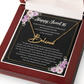 Personalized Sweet 16 Birthday Gift – Custom Signature Style Name Necklace – Unique Name Plate Necklace for Granddaughter from Grandma or Daughter from Mom