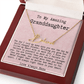 Personalized Birthday Gift for Granddaughter from Nana - Signature Style Name Necklace