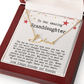Personalized Christmas Gift from Grandma & Grandpa to Granddaughter - Signature Style Name Necklace