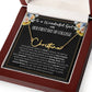 1st Day of College - Signature Style Name Necklace - Custom Gift for Daughter, Granddaughter