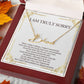 Personalized Apology Gift for Her - Customizable Signature Style Name Necklace -  I am Truly Sorry