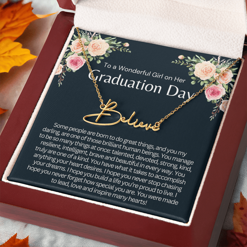 Personalized Graduation Gift for Her - You  Were Made to Inspire Many Hearts!
