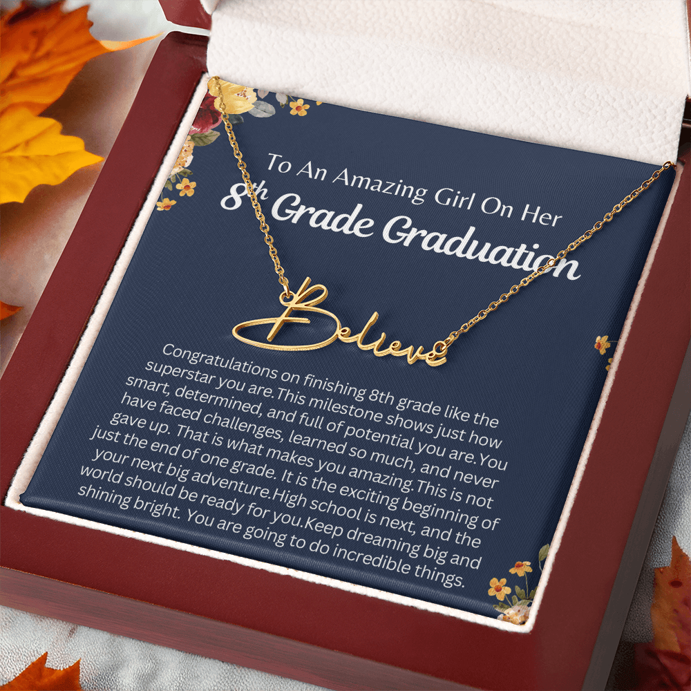 Personalized 8th Graduation Gift for Her - You Are Going To Do Incredible Things!