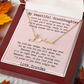 Personalized Birthday Gift for Granddaughter – Custom Signature Style Name Necklace – Unique Name Plate Necklace from Grandma