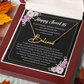 Personalized Sweet 16 Birthday Gift – Custom Signature Style Name Necklace – Unique Name Plate Necklace for Granddaughter from Grandma or Daughter from Mom