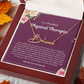 Personalized Gift for Physical Therapist - Signature Style Name Necklace