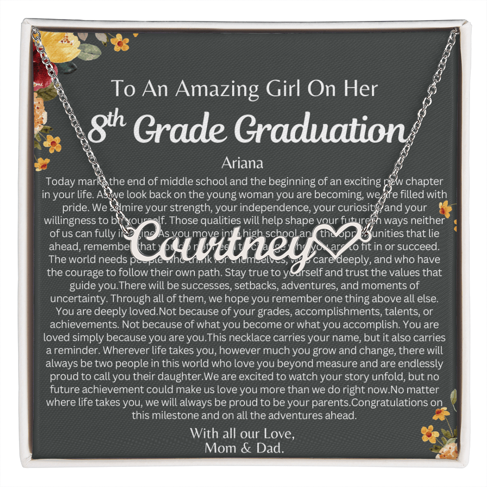 Custom 8th Grade Graduation Gift