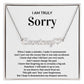 I'm sorry - Love Knot Necklace - When I make a mistake..-1 2023NOVEMBER17 HEART Name necklcace