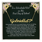 1st Day of School  Gift- Heart Name Necklace