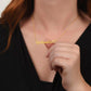 I'm sorry - Love Knot Necklace - When I make a mistake..-1 2023NOVEMBER17 HEART Name necklcace