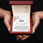 Personalized Gift for Aunt - Customizable Heart Name Necklace - I Love You So Much