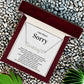 I'm sorry - Love Knot Necklace - When I make a mistake..-1 2023NOVEMBER17 HEART Name necklcace