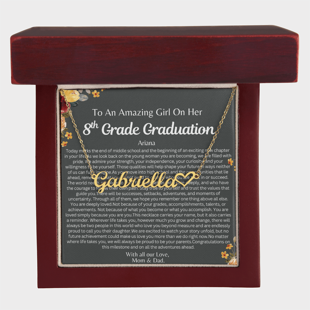 Custom 8th Grade Graduation Gift