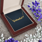 Personalized Heart Name Necklace, Famprecious Gift HEART name necklace chain gift for her