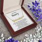 I'm sorry - Love Knot Necklace - When I make a mistake..-1 2023NOVEMBER17 HEART Name necklcace