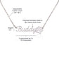 Personalized Paw Print Name Necklace, Famprecious Gifts Pawprint necklace for Dog Mamas Cat Mama
