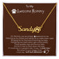 Personalized Gift for Dog Mom -  Customizable Paw Print Necklace - Gift from the Dog - Custom Gifts for Dog Owners, Dog Lovers, Fur Mama
