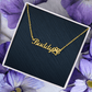 Personalized Paw Print Name Necklace, Famprecious Gifts Pawprint necklace for Dog Mamas Cat Mama