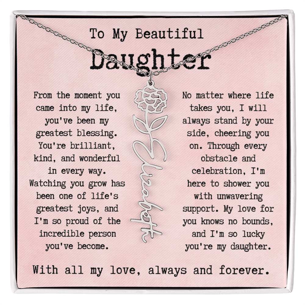Personalized Gift for Daughter - Birthflower Necklace.pdf
