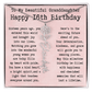 Personalized 16th Birthday Gift for Granddaughter – Customized Birth Flower Name Necklace – Sweet Sixteenth Jewelry Gift from Grandma
