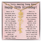 Personalized 18th Birthday Gift for Her – Customized Birth Flower Name Necklace – Unique Eighteenth Birthday Jewelry Gift from Grandma, Mom, Aunt, or Friend
