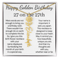 Happy Golden Birthday 27 on 27th