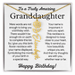 Personalized Birthday Gift for Granddaughter – Customized Birth Flower Name Necklace – Jewelry Gift from Grandma