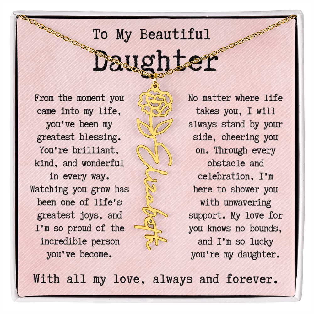 Personalized Gift for Daughter - Birthflower Necklace.pdf