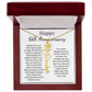 Personalized 6th Wedding Anniversary Gift for Wife – Customized Birth Flower Name Necklace – Unique Sixth Anniversary Gift Ideas for Wife from Husband