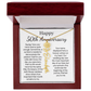 Personalized 50th Anniversary Gift for Wife – Customized Birth Flower Name Necklace – Unique Fiftieth Wedding Anniversary Gift Ideas for Wife from Husband