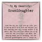 Personalized Birthday Gift for Granddaughter – Customized Birth Flower Name Necklace – Unique Jewelry Gift from Grandma for Any Birthday