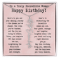Personalized Birthday Gift for Her – Customized Birth Flower Name Necklace – Unique Jewelry Gift from Friend, Family, or Loved One