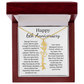 Personalized 6th Wedding Anniversary Gift for Wife – Customized Birth Flower Name Necklace – Unique Sixth Anniversary Gift Ideas for Wife from Husband