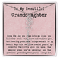 Personalized Birthday Gift for Granddaughter – Customized Birth Flower Name Necklace – Unique Jewelry Gift from Grandma for Any Birthday
