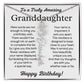 Personalized Birthday Gift for Granddaughter – Customized Birth Flower Name Necklace – Jewelry Gift from Grandma